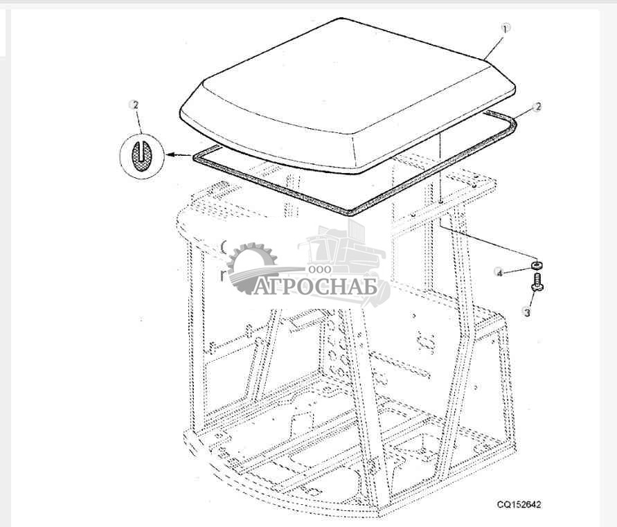 Крыша кабины 
